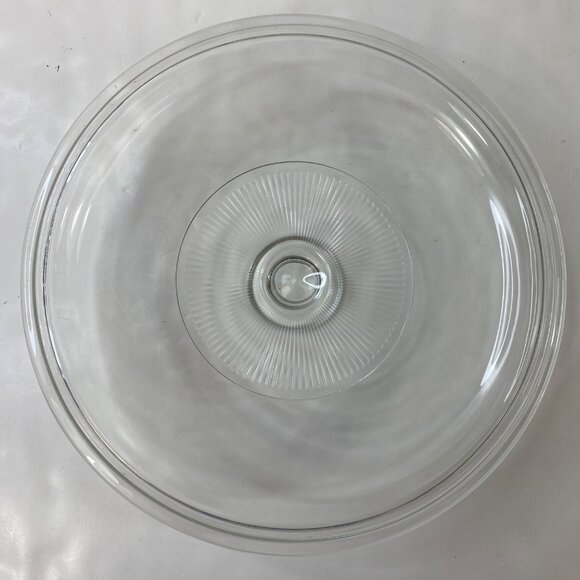 Corning Ware French White 2.5 L Round Casserole Dish Glass Lid Vintage - Picture 8 of 11